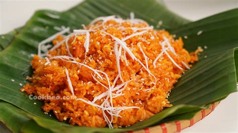 How To Make Delicious, Soft, And Vibrantly Red-Orange Gac Sticky Rice