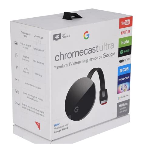 Google Chromecast Ultra 4K UHD Media Streamer schwarz NEU&OVP | eBay