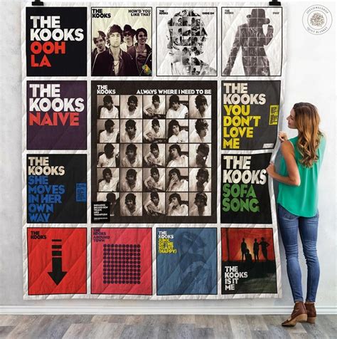 The Kooks Ver 2 Albums Poster Cover Music Rock Band Quilt | Etsy