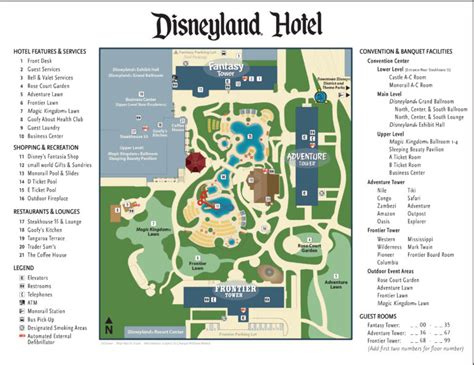 Disneyland Hotel Map | Wish Upon a Star With Us