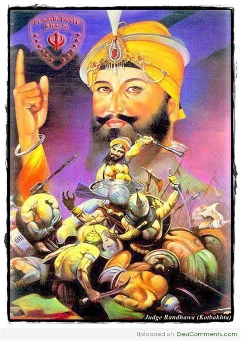 Guru Gobind Singh and Baba Ajit Singh Ji - DesiComments.com