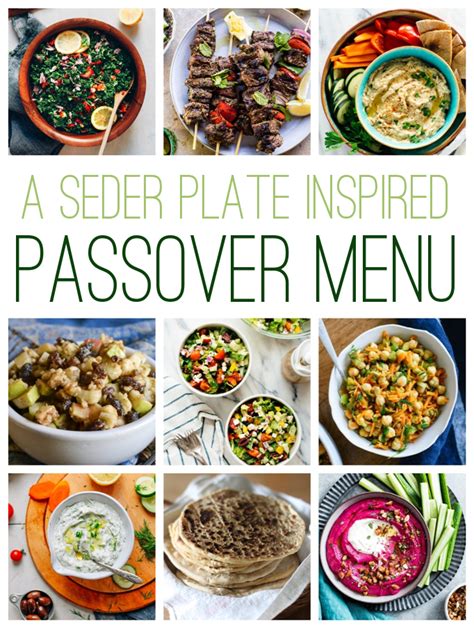 Passover Menu Inspiration from the Seder Plate | Passover menu ...