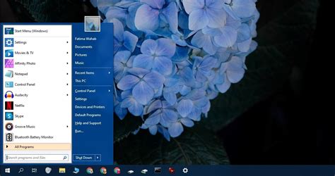 How to change the Windows 10 Start menu