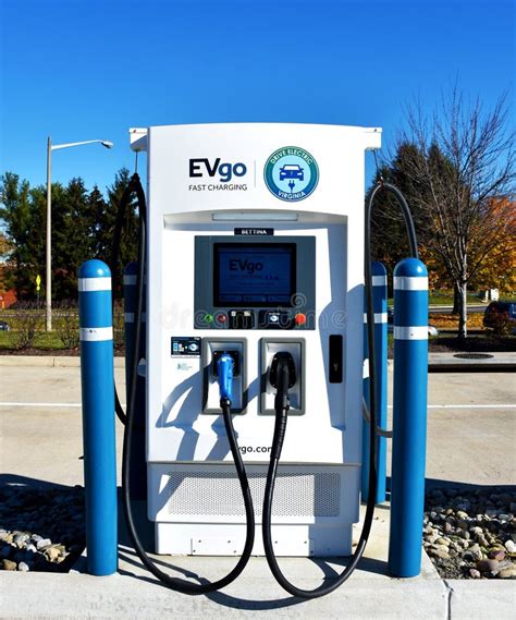 EVgo - Electric Car Charging Station Editorial Stock Photo - Image of ...