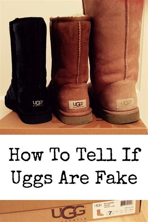 Difference Between the Original and Fake UGG Boots - Shoeaholics Anonymous Shoe Blog | Ugg boots ...