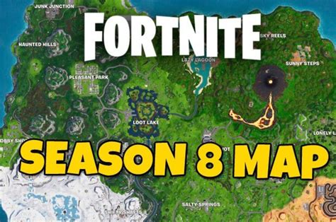 Fortnite Season 8 MAP REVEALED: Your first look at the NEW volcanic Battle Royale map - Daily Star