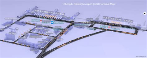 Chengdu Shuangliu Airport Map, Location, Map of CTU Airport