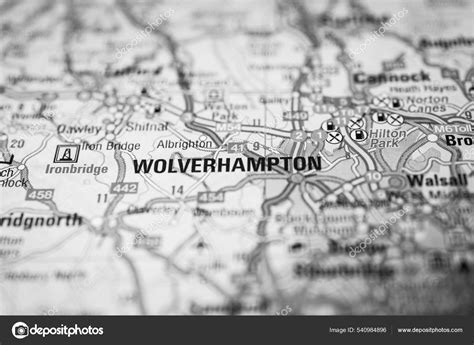 Wolverhampton Map Stock Photo by ©aallm 540984896