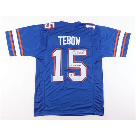 Tim Tebow Signed Jersey Inscribed "07 Heisman" (Tebow) | Pristine Auction