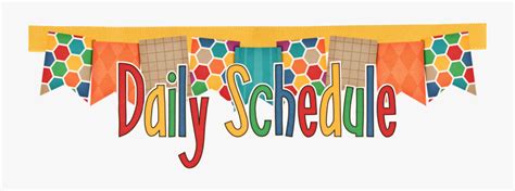 Transparent Daily Schedule Clipart - Schedule Kindergarten Daily , Free Transparent Clipart ...