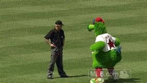 Phillie Phanatic Pitbull GIF by MLB - Find & Share on GIPHY