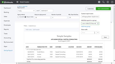 Custom Reports In Quickbooks Online – Instructions Regarding Quick Book Reports Templates ...