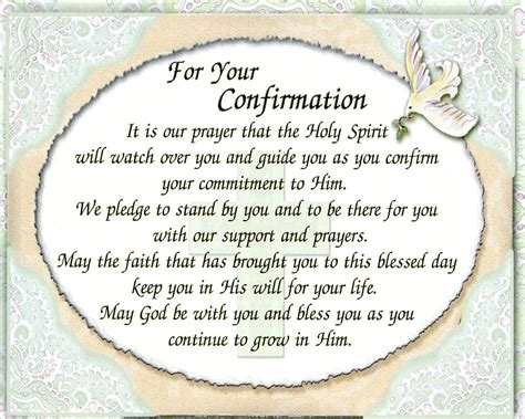 FOR YOUR CONFIRMATION Catholic Picture Print - Etsy