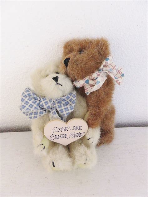 Vintage Teddy Bears Hugging Teddies Sisters Are Forever | Etsy UK