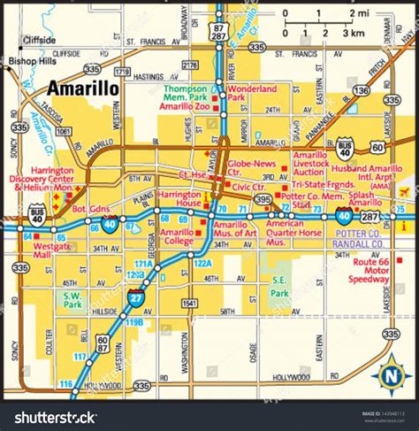 Texas Map Amarillo | Business Ideas 2013 - Printable Map Of Amarillo Tx ...