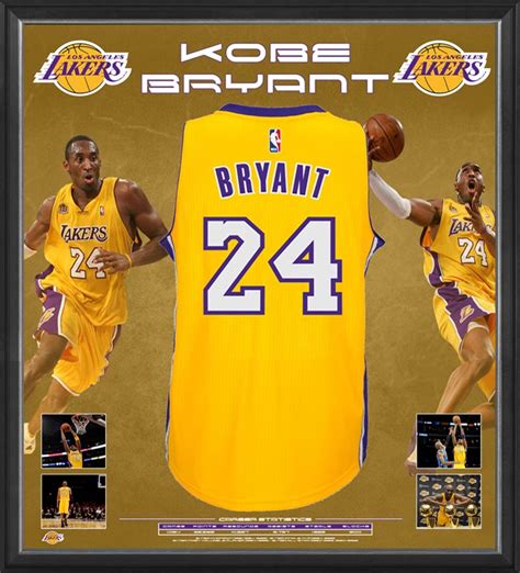 Basketball - Kobe Bryant Signed & Framed LA Lakers Jersey | Taylormade ...