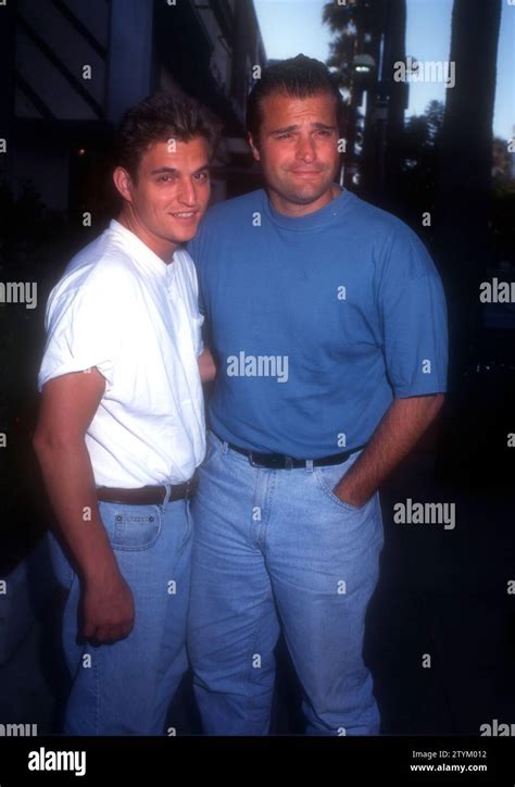 Los Angeles, California, USA 26th August 1996 Actor Michael DeLuise and brother Actor Peter ...