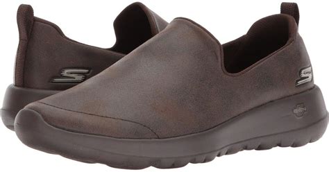 Skechers Go Walk Joy - 15605 (chocolate) Women's Slip On Shoes in Brown - Lyst