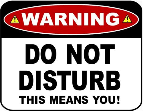 Plaques & Signs Home, Furniture & DIY Home Decor 2 Count "Warning Do ...