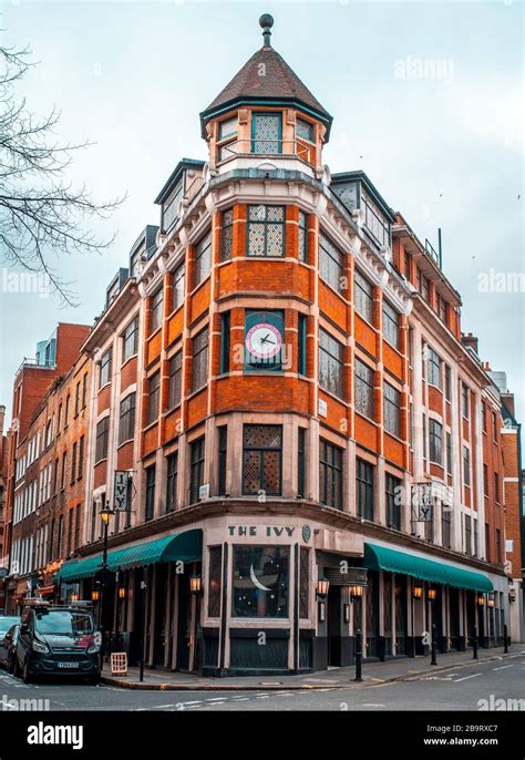 The Ivy Restaurant, West Street, London, Britain. First opened by Abel ...