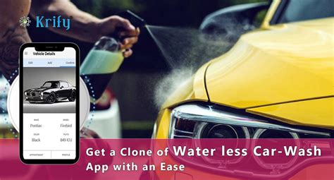 Waterless Car Wash App Development