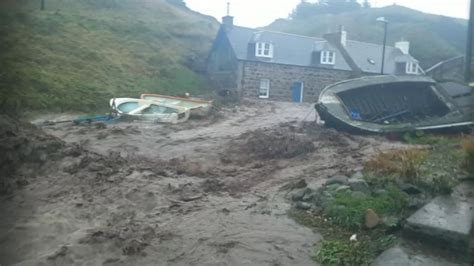 Heavy rain causes flooding in parts of Scotland | UK News | Sky News