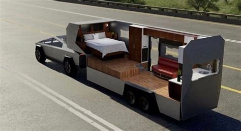 Le Cybertruck de Tesla pourra alimenter un camping-car