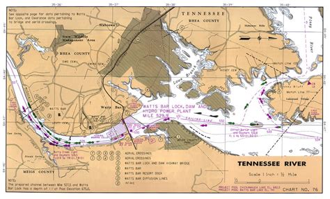 Localwaters Watts Bar Lake maps boat ramps access areas