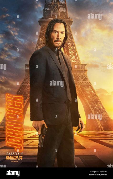 JOHN WICK: CHAPTER 4, advance poster, Keanu Reeves, 2023. © Lionsgate / Courtesy Everett ...