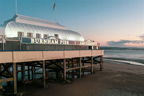 Burnham-on-Sea Pier, Somerset Editorial Image - Image of building ...