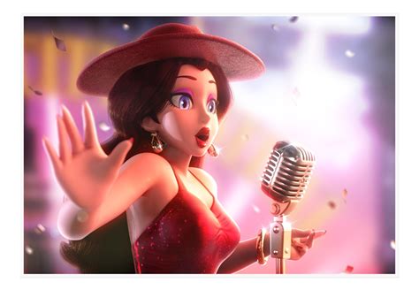 A look at some Pauline concept art in Super Mario Odyssey