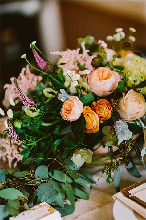 Rustic And Charming Chapel Wedding | Chapel wedding, Wedding, Floral centerpieces