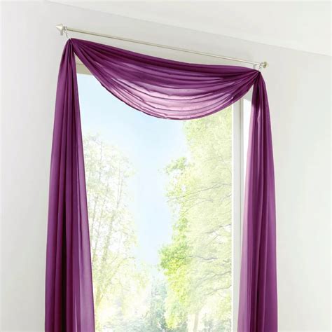 New Sheer Voile Window Scarf Curtains Fashion European curtain valance ...