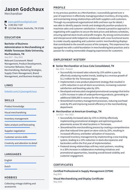 Costco Merchandiser Resume Examples | ResumeCat