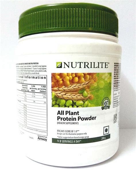 AMWAY NUTRILITE ALL PLANT PROTEIN POWDER 200 GMS Pack - Free Shipping ...