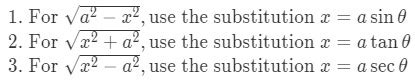 Integration with trigonometric substitution | StudyPug