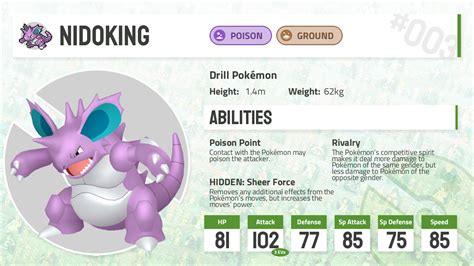 #0034 Nidoking - Pokecharms PokéDex