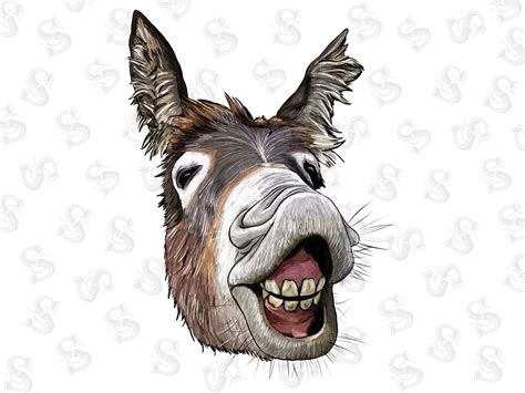 Donkey Face Png Donkey Png Sublimation Design Donkey Png - Etsy UK