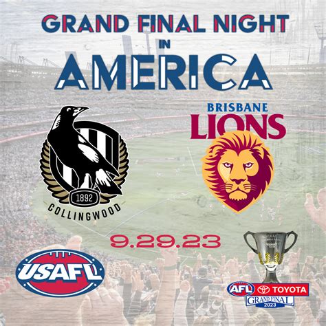 2023 AFL Grand Final Watch Parties | United States Australian Football ...