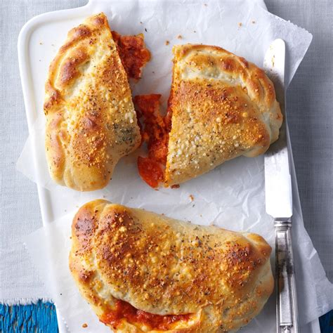 Quick Pepperoni Calzones Recipe | Taste of Home