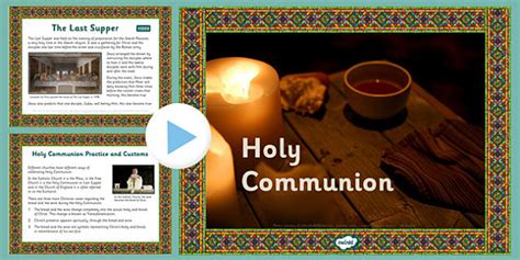 Holy Communion Materials PowerPoint (teacher made)