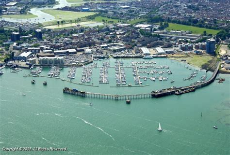 Gosport Marina in Gosport, Hampshire, England, United Kingdom