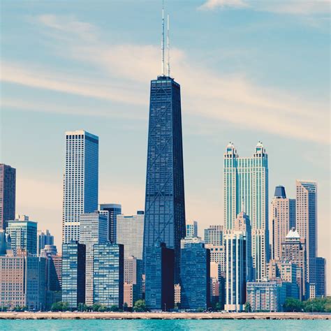 Chicago Skyline Print Wall Art - Etsy