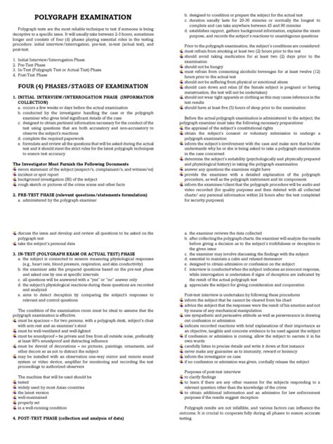 Polygraph Examination | Download Free PDF | Polygraph | Breathing