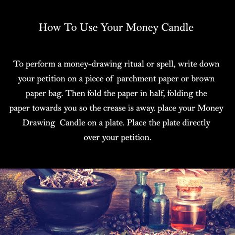 Money Drawing Soy Candle for Wealth & Prosperity Rituals