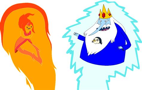 Flame Princess vs. Ice King by FrozenStrike on DeviantArt