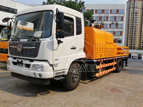 Concrete Line Pump Truck For Sale - Combine The Line Pump And Truck | DASWELL