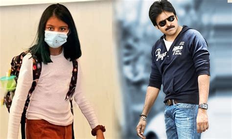 Pawan Kalyan#8217;s daughter and son spotted at the airport . Photos go ...