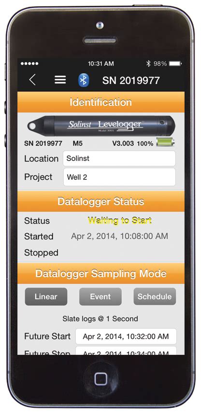 Bridging the Gap Between Solinst Leveloggers and iOS