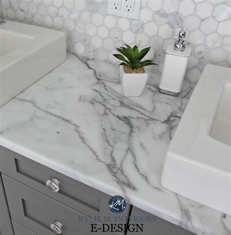 Budget friendly bathroom update ideas, formica calacatta marble ...